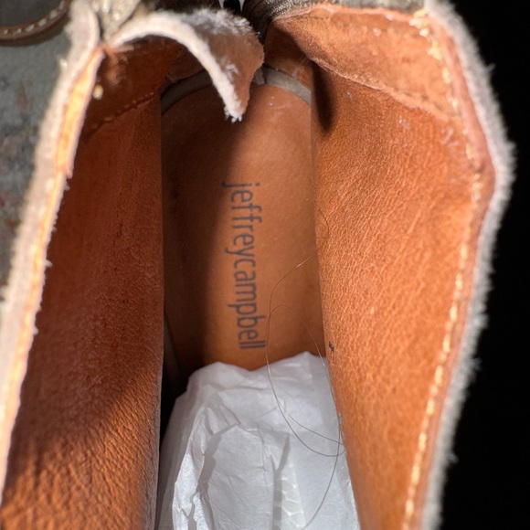 Jeffrey Campbell Taupe Lace-Up Heels - Picture 3 of 3